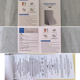 Almohada viscoelástica cuña lectura lactancia