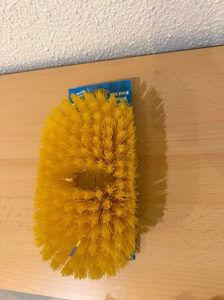 Cepillo Limpia Barcos Amarillo