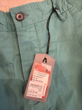 Bermuda G-Star RAW color verde azulado