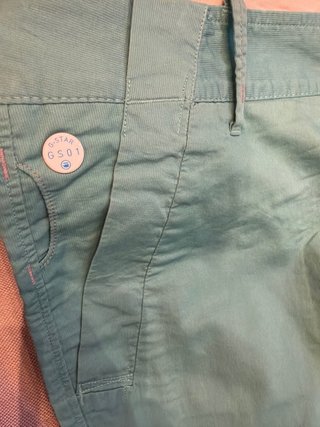 Bermuda G-Star RAW color verde azulado