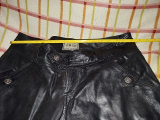 Pantalón de piel hombre F & Co Talla 40