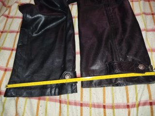 Pantalón de piel hombre F & Co Talla 40