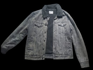 Chaqueta vaquera gris Primark Talla M