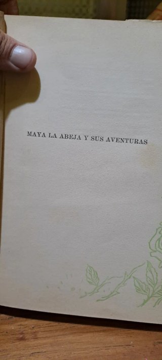 MAYA LA ABEJA LIBRO 1929
