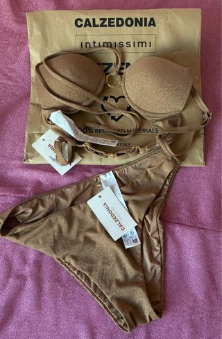 Bikini Calzedonia Dorado Talla S