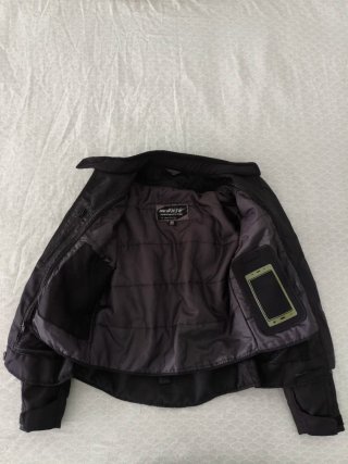 Chaqueta Moto Seventy Degrees SD JR67 Negra.