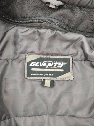 Chaqueta Moto Seventy Degrees SD JR67 Negra.