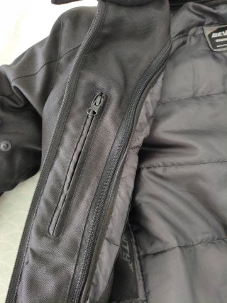 Chaqueta Moto Seventy Degrees SD JR67 Negra.