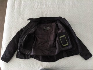 Chaqueta Moto Seventy Degrees SD JR67 Negra.