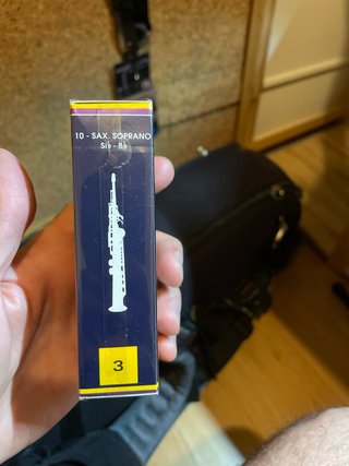 Caja 10 cañas saxo soprano Vandoren 3