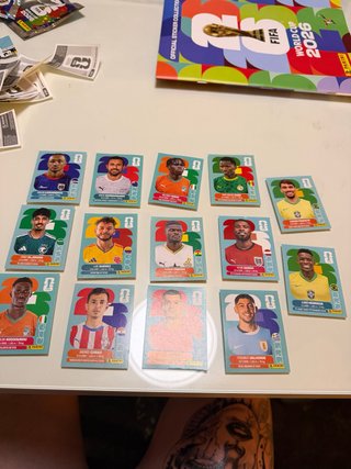 Cromos repetidos Mundial 2026 Panini