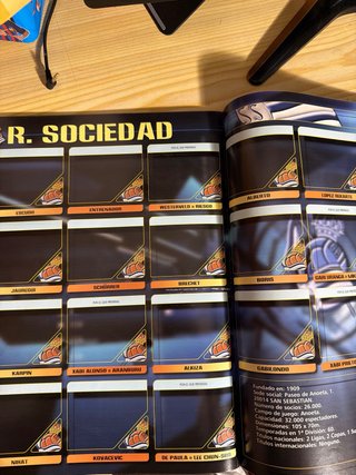Álbum Cromos Liga Este 2004-2005 Vacío