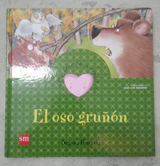 Libro infantil El oso gruñón