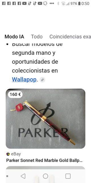 Bolígrafo vintage chapado en oro