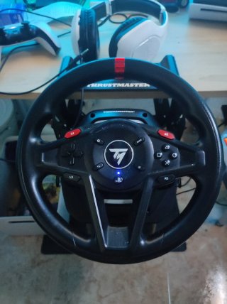 Volante Thrustmaster T128 +symtask+Joystick ps5/PC