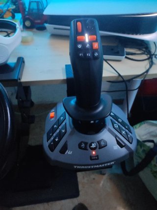 Volante Thrustmaster T128 +symtask+Joystick ps5/PC