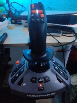 Volante Thrustmaster T128 +symtask+Joystick ps5/PC