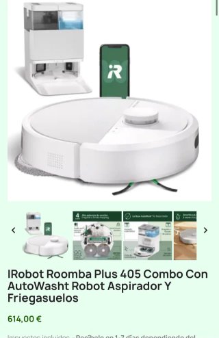 Robot Aspirador iRobot Roomba Plus 405