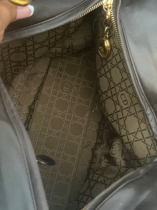 Bolso Dior Marrón Piel Acolchado