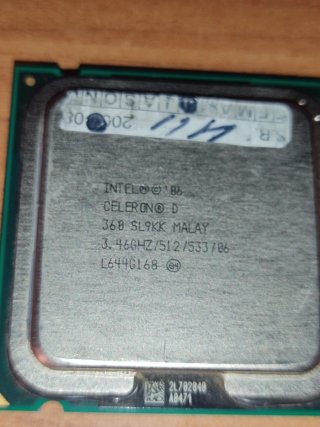 CPU Intel Celeron D 3.46 GHz SL9KK