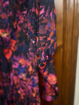Vestido largo estampado