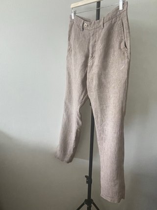 Pantalones Massimo Dutti Lino Talla 38