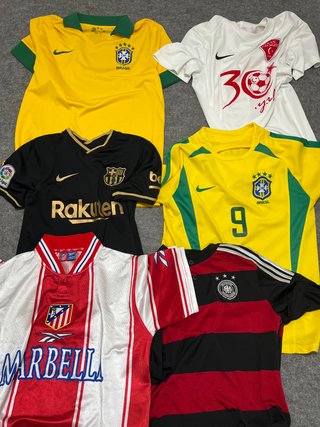 Lote de 15 camisetas de futbol  Mezcladas