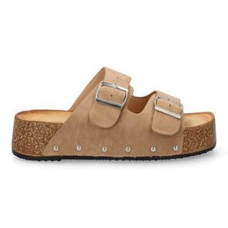 Sandalias Plataforma Kaki