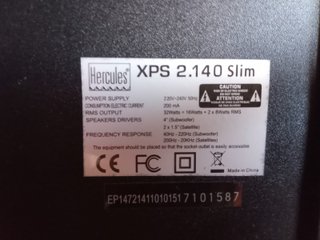 Altavoces Hercules XPS 2.140 Slim