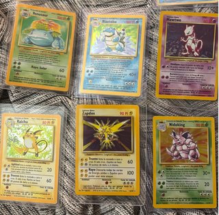 Cartas Pokémon Base Set Español (1999)
