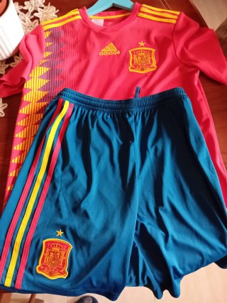 Equipación Fútbol España 2017-2019 Adidas