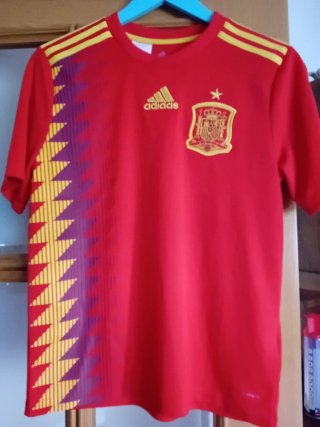 Equipación Fútbol España 2017-2019 Adidas