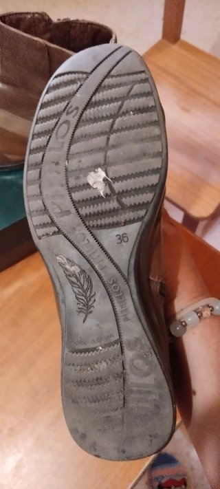 Botines Pitillos, marrones, cremalleras, N. 36