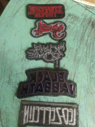 Lote 5 Parches todos X 6€ rock,heavy metal