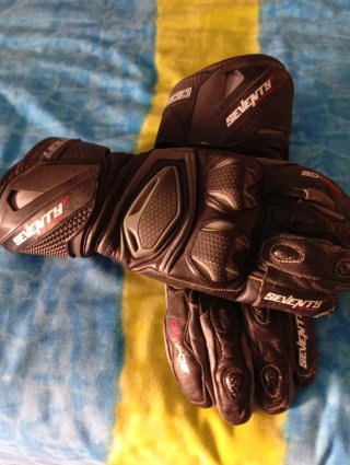 Guantes Moto Seventy R-30 Negros