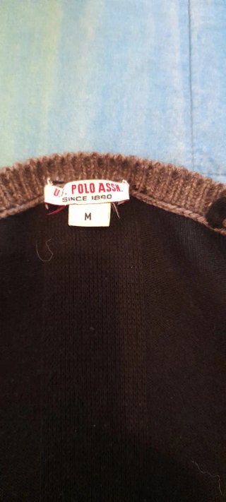 Cardigan U.S. Polo Assn. nero taglia S