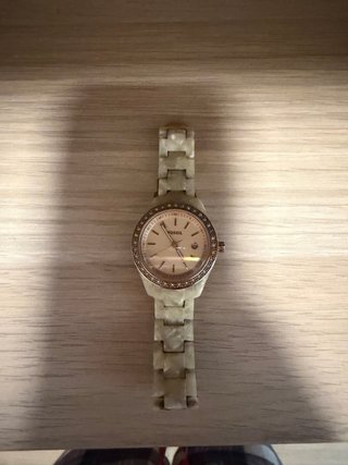 Reloj Fossil Beige y Dorado