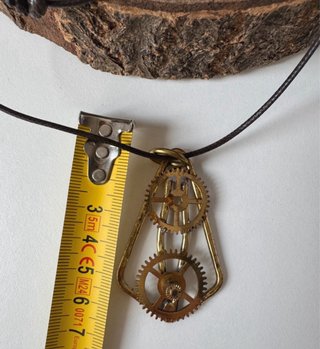Colgante Steampunk Vintage Latón Engranajes