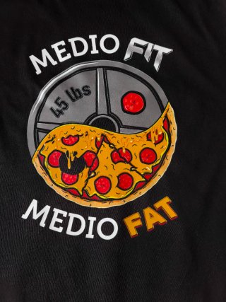 Camiseta Medio Fit Medio Fat
