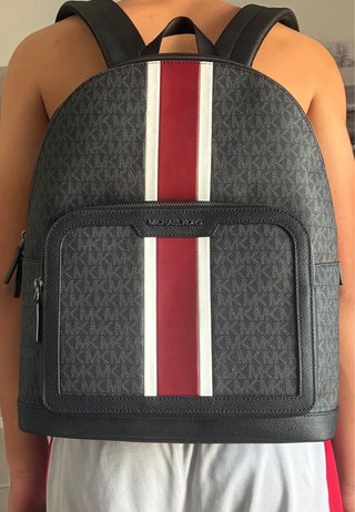 Mochila Michael Kors Negra y Roja