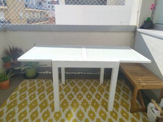 Mesa extensible exterior 80/160x80