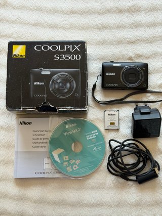 Nikon Coolpix S3500 Camara Digital Negra