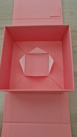 Caja Pandora floral rosa
