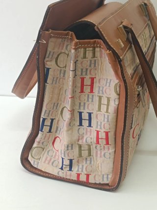 Bolso Carolina Herrera CH Beige Multicolor