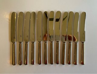 Set di 12 coltelli da tavola
