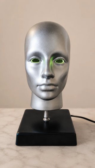 Lámpara escultura DRIMMER rostro