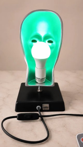 Lámpara escultura DRIMMER rostro