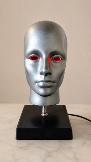 Lámpara escultura DRIMMER rostro