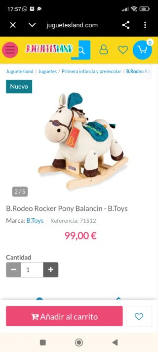 Caballo balancín B.Toys Rodeo Rocker
