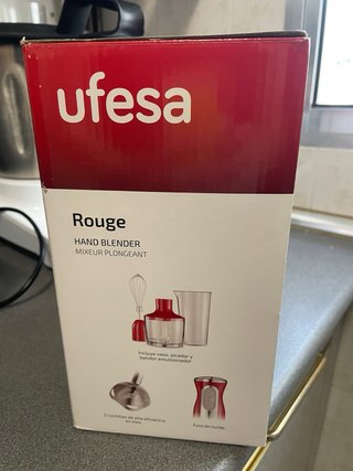 Batidora de mano Ufesa Rouge 600W